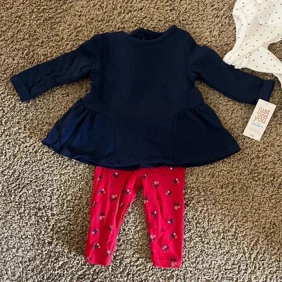 Carters Baby Girl's 3-Piece Set - Size: 9m - Picture 4 of 6